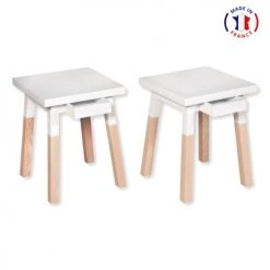 MON PETIT MEUBLE FRANCAIS Tables De Chevet Good Is Beautiful 2 Chevets Laqués Avec Tiroir En Frêne, Plateau 40 Cm 11 MON PETIT MEUBLE FRANCAIS Tables De Chevet Good Is Beautiful 2 Chevets Laqués Avec Tiroir En Frêne, Plateau 40 Cm -Surmatelas Soldes Magasin 2 chevets laques avec tiroir en frene plateau 40 cm 2