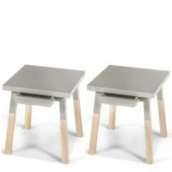MON PETIT MEUBLE FRANCAIS Tables De Chevet Good Is Beautiful 2 Chevets Laqués Avec Tiroir En Frêne, Plateau 40 Cm 12 MON PETIT MEUBLE FRANCAIS Tables De Chevet Good Is Beautiful 2 Chevets Laqués Avec Tiroir En Frêne, Plateau 40 Cm -Surmatelas Soldes Magasin 2 chevets laques avec tiroir en frene plateau 40 cm 3