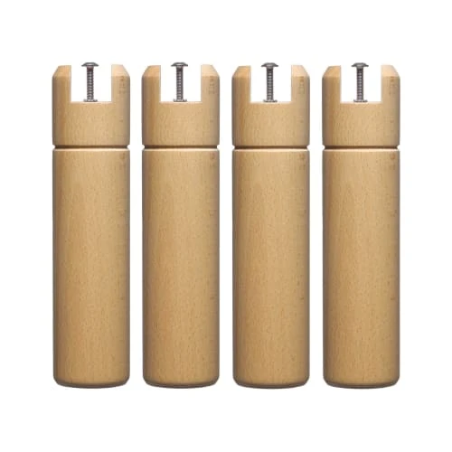 Someo Accessoires Literie 4 Pieds Cylindriques Pour Cadre à Lattes Bois Naturel 30 Cm -Surmatelas Soldes Magasin 4 pieds cylindriques pour cadre a lattes bois naturel 30 cm