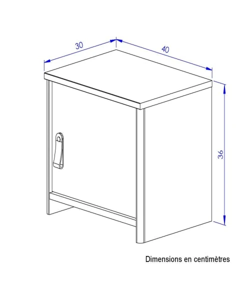 Calicosy Tables De Chevet Good Is Beautiful Chevet 1 Porte Effet Chêne H36cm 7 Calicosy Tables De Chevet Good Is Beautiful Chevet 1 Porte Effet Chêne H36cm – Image 5