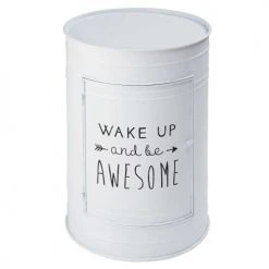 Maisons Du Monde Tables De Chevet Chevet 1 Porte En Métal Blanc