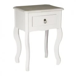 The Home Deco Factory Tables De Chevet Chevet 1 Tiroir Blanc