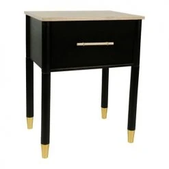 Jardideco Tables De Chevet Chevet 1 Tiroir Bois