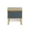 Calicosy Tables De Chevet Chevet 1 Tiroir H41cm - Bleu -Surmatelas Soldes Magasin chevet 1 tiroir h41cm bleu