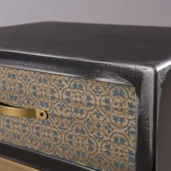 MACABANE Tables De Chevet Chevet 2 Tiroirs -Surmatelas Soldes Magasin chevet 2 tiroirs 5