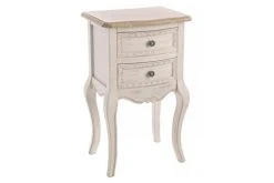 Hellin Tables De Chevet Chevet 2 Tiroirs En Bois