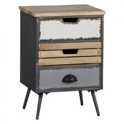 Altobuy Tables De Chevet Chevet 3 Tiroirs