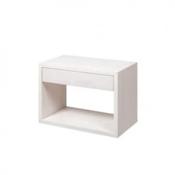 WOODEK Tables De Chevet Chevet Avec Tiroir En Grand Hêtre Blanc 9 WOODEK Tables De Chevet Chevet Avec Tiroir En Grand Hêtre Blanc -Surmatelas Soldes Magasin chevet avec tiroir en grand hetre blanc 2