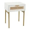 Jardideco Tables De Chevet Chevet Bois Blanc