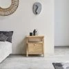 Tikamoon Tables De Chevet Chevet En Chêne Massif -Surmatelas Soldes Magasin chevet en chene massif 4