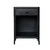 Decoclico Factory Tables De Chevet Chevet En Métal 1 Tiroir 1 Niche Noir -Surmatelas Soldes Magasin chevet en metal 1 tiroir 1 niche noir