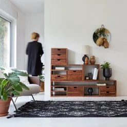 Tikamoon Tables De Chevet Chevet En Palissandre Massif -Surmatelas Soldes Magasin chevet en palissandre massif 4