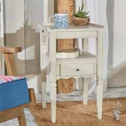 Robin Des Bois Tables De Chevet Chevet En Pin 1 Tiroir Blanc Argile -Surmatelas Soldes Magasin chevet en pin 1 tiroir blanc argile 3