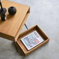 Tikamoon Tables De Chevet Chevet En Teck -Surmatelas Soldes Magasin chevet en teck 4