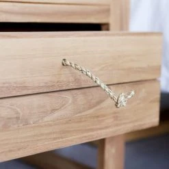 Tikamoon Tables De Chevet Chevet En Teck Massif -Surmatelas Soldes Magasin chevet en teck massif 19