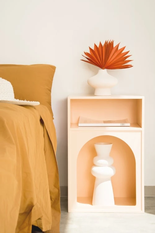 RNT By Really Nice Things Tables De Chevet Chevet Rangement En Mdf Laqué Nude 4 RNT By Really Nice Things Tables De Chevet Chevet Rangement En Mdf Laqué Nude – Image 2