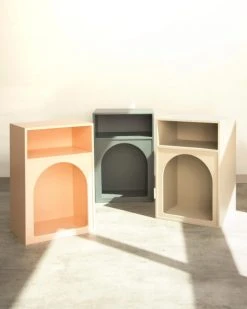 RNT By Really Nice Things Tables De Chevet Chevet Rangement En Mdf Laqué Taupe -Surmatelas Soldes Magasin chevet rangement en mdf laque taupe 2