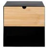 Hellin Tables De Chevet Chevet Suspendu Cube En Métal Et Bambou 1 Tiroir 1 Niche -Surmatelas Soldes Magasin chevet suspendu cube en metal et bambou 1 tiroir 1 niche