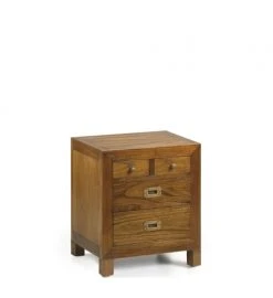 MOYCOR Tables De Chevet Commode En Bois Marron L45 -Surmatelas Soldes Magasin commode en bois marron l45 2