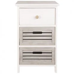 Maisons Du Monde Petits Meubles De Rangement Petit Meuble De Rangement 3 Tiroirs En Paulownia