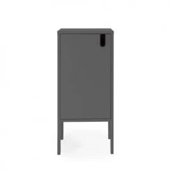 Tenzo Tables De Chevet Petit Meuble De Rangement En Bois H89cm Gris Anthracite