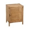 Calicosy Tables De Chevet Petite Armoire 1 Porte Rotin Naturel -Surmatelas Soldes Magasin petite armoire 1 porte rotin naturel