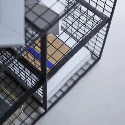 Tikamoon Tables De Chevet Rangement En Métal -Surmatelas Soldes Magasin rangement en metal 4