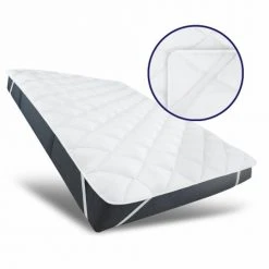 Mister Sandman Surmatelas 90x200 Grand Confort, Mousse Microfibre, Certifié Oeko Tex -Surmatelas Soldes Magasin surmatelas 90x200 grand confort mousse microfibre certifie oeko tex 2