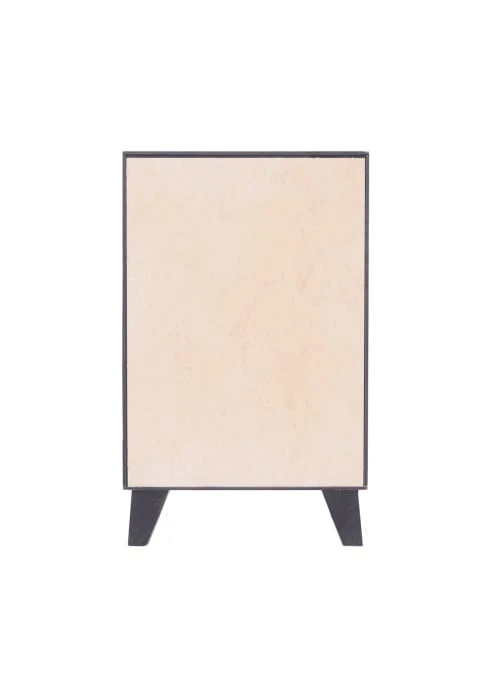 RNT By Really Nice Things Tables De Chevet Table Chevet 1 Porte Laquée Pin Massif Blanc Et Noir. 6 RNT By Really Nice Things Tables De Chevet Table Chevet 1 Porte Laquée Pin Massif Blanc Et Noir. – Image 4