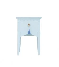 RNT By Really Nice Things Tables De Chevet Table Chevet 1 Tiroir Laqué Pin Massif Aigue Marine.