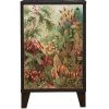 RNT By Really Nice Things Tables De Chevet Table De Bois De Pin Massif Avec Imprimé Floral Multicouleur Malasia. -Surmatelas Soldes Magasin table de bois de pin massif avec imprime floral multicouleur malasia
