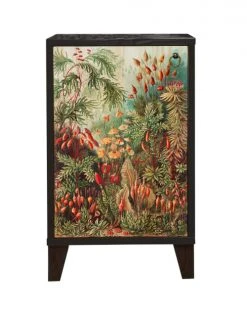 RNT By Really Nice Things Tables De Chevet Table De Bois De Pin Massif Avec Imprimé Floral Multicouleur Malasia.