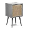 Nordlys Tables De Chevet Table De Chevet 1 Porte En Rotin Gris 1 Nordlys Tables De Chevet Table De Chevet 1 Porte En Rotin Gris -Surmatelas Soldes Magasin table de chevet 1 porte en rotin gris
