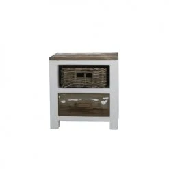 Bois Dessus Bois Dessous Tables De Chevet Table De Chevet 1 Tiroir 1 Niche En Pin Recyclé