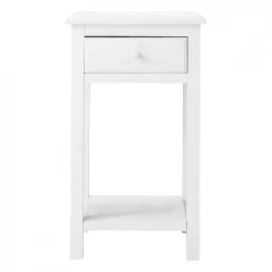Maisons Du Monde Tables De Chevet Table De Chevet 1 Tiroir Blanche