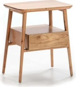 Thai Natura Tables De Chevet Table De Chevet 1 Tiroir Couleur Bois Clair -Surmatelas Soldes Magasin table de chevet 1 tiroir couleur bois clair 3