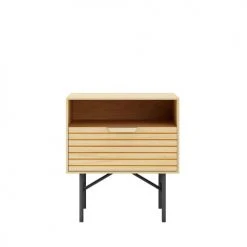 Drawer Tables De Chevet Table De Chevet 1 Tiroir En Bois Clair