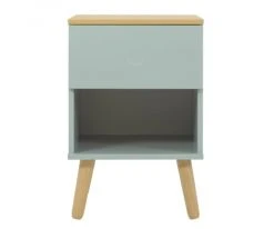 Meubles & Design Tables De Chevet Table De Chevet 1 Tiroir En Bois Vert