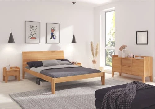 Skandica Tables De Chevet Table De Chevet 1 Tiroir En Hêtre Massif Couleur Bois Clair 8 Skandica Tables De Chevet Table De Chevet 1 Tiroir En Hêtre Massif Couleur Bois Clair – Image 6