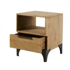 Maisons Du Monde Tables De Chevet Table De Chevet 1 Tiroir En Manguier Massif -Surmatelas Soldes Magasin table de chevet 1 tiroir en manguier massif 1000 4 6 186392 8