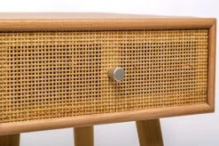 Nordlys Tables De Chevet Table De Chevet 1 Tiroir En Rotin Naturel -Surmatelas Soldes Magasin table de chevet 1 tiroir en rotin naturel 5