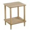 Wadiga Tables De Chevet Table De Chevet 2 Plateaux Bois De Pin Et MDF -Surmatelas Soldes Magasin table de chevet 2 plateaux bois de pin et mdf