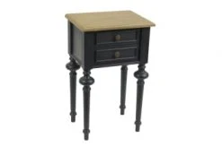 Hellin Tables De Chevet Table De Chevet 2 Tiroirs -Surmatelas Soldes Magasin table de chevet 2 tiroirs 3