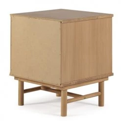 HOMN Tables De Chevet Table De Chevet 2 Tiroirs Couleur Bois Et Gris, Bois Massif -Surmatelas Soldes Magasin table de chevet 2 tiroirs couleur bois et gris bois massif 13