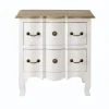 Maisons Du Monde Tables De Chevet Table De Chevet 2 Tiroirs En Acacia Et Manguier Blanche -Surmatelas Soldes Magasin table de chevet 2 tiroirs en acacia et manguier blanche 1000 7 2 156458 6