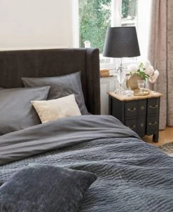 Surmatelas Soldes Magasin -Surmatelas Soldes Magasin table de chevet 2 tiroirs en acacia et manguier noire 1000 13 15 131338 12