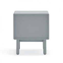 TEULAT Tables De Chevet Table De Chevet 2 Tiroirs Gris Perle -Surmatelas Soldes Magasin table de chevet 2 tiroirs gris perle 4