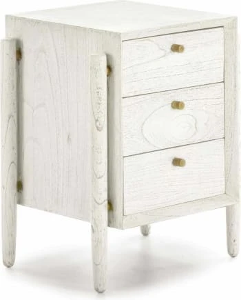 Thai Natura Tables De Chevet Table De Chevet 3 Tiroirs En Bois Foncé Et Doré 7 Thai Natura Tables De Chevet Table De Chevet 3 Tiroirs En Bois Foncé Et Doré – Image 5