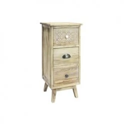 Mobili Rebecca Tables De Chevet Table De Chevet Avec 3 Tiroirs En Bois Marron Clair 10 Mobili Rebecca Tables De Chevet Table De Chevet Avec 3 Tiroirs En Bois Marron Clair -Surmatelas Soldes Magasin table de chevet avec 3 tiroirs en bois marron clair 2