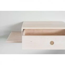 WOODEK Tables De Chevet Table De Chevet Avec étagère Sur Le Côté Gauche En Bouleau Blanc 11 WOODEK Tables De Chevet Table De Chevet Avec étagère Sur Le Côté Gauche En Bouleau Blanc -Surmatelas Soldes Magasin table de chevet avec etagere sur le cote gauche en bouleau blanc 3